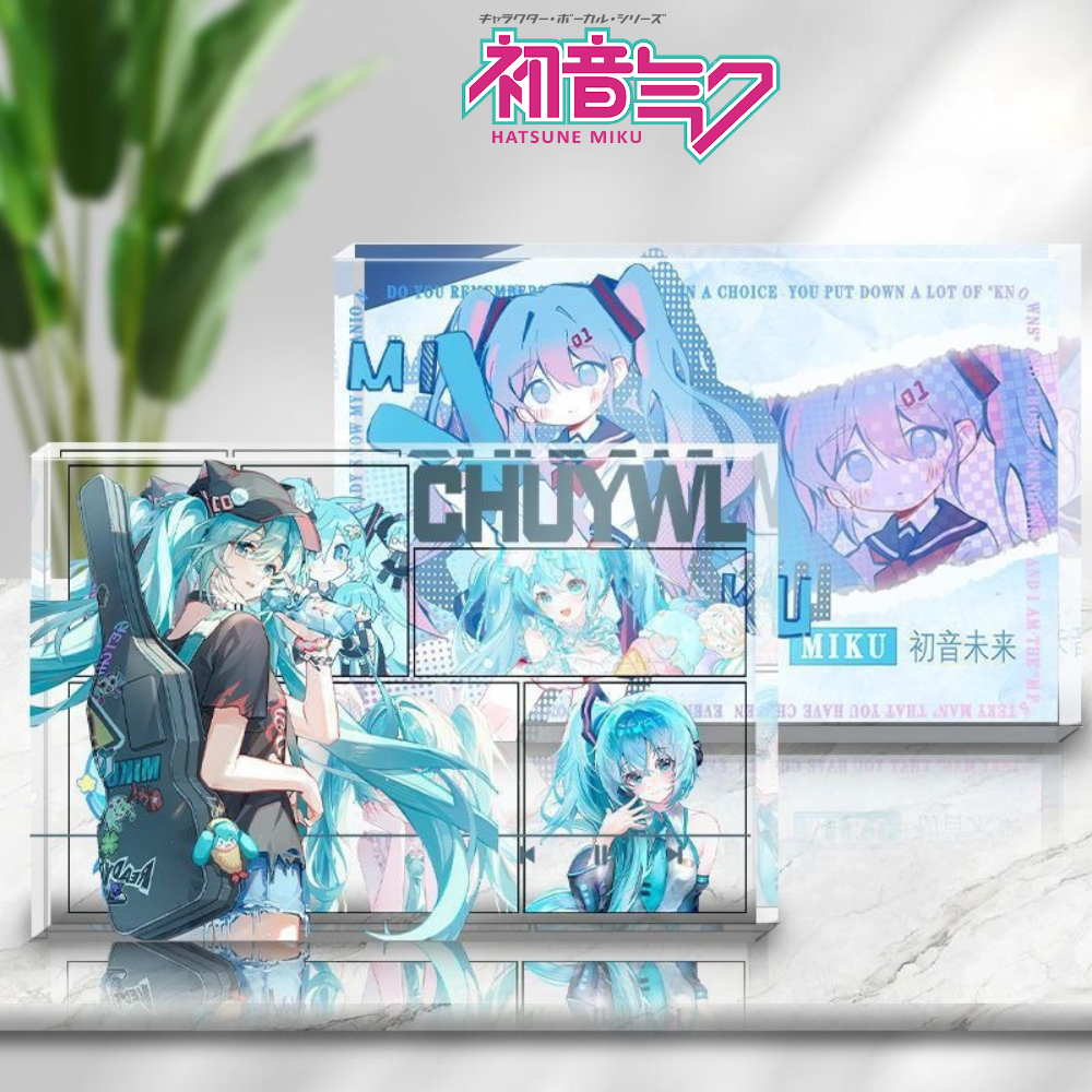 Home Office Or - Hatsune Miku Anime Merch Photo Frame