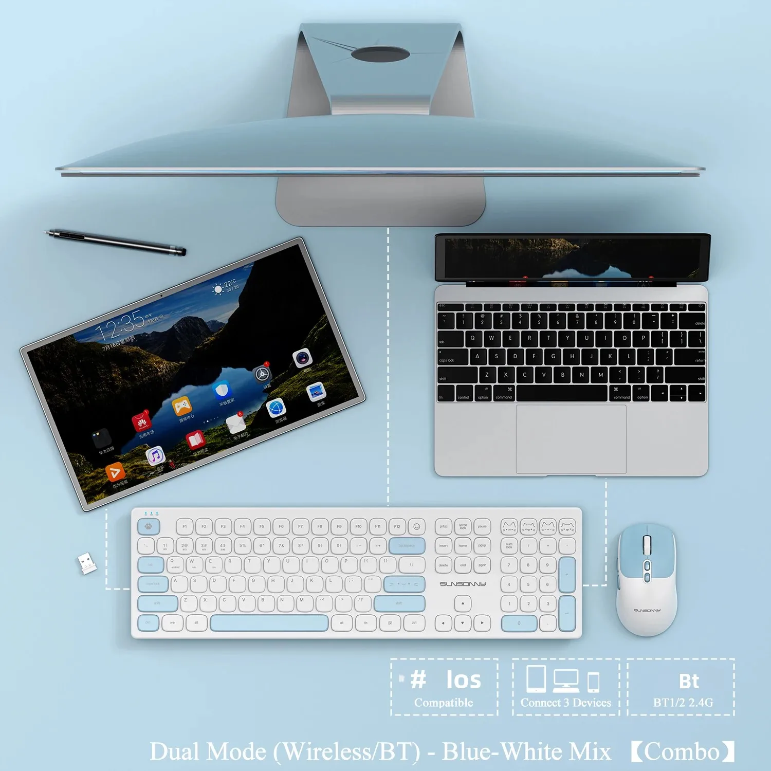Cute Silent Keyboard and Mouse – обзор и цена Home Office For Mac