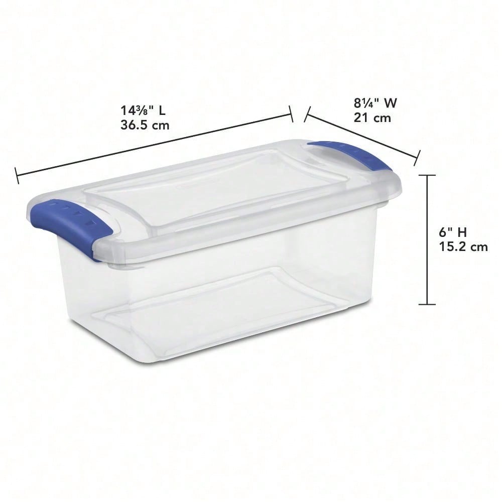 3-Pack 7 Quart Small Clear Pla – обзор и цена Home Office Organization