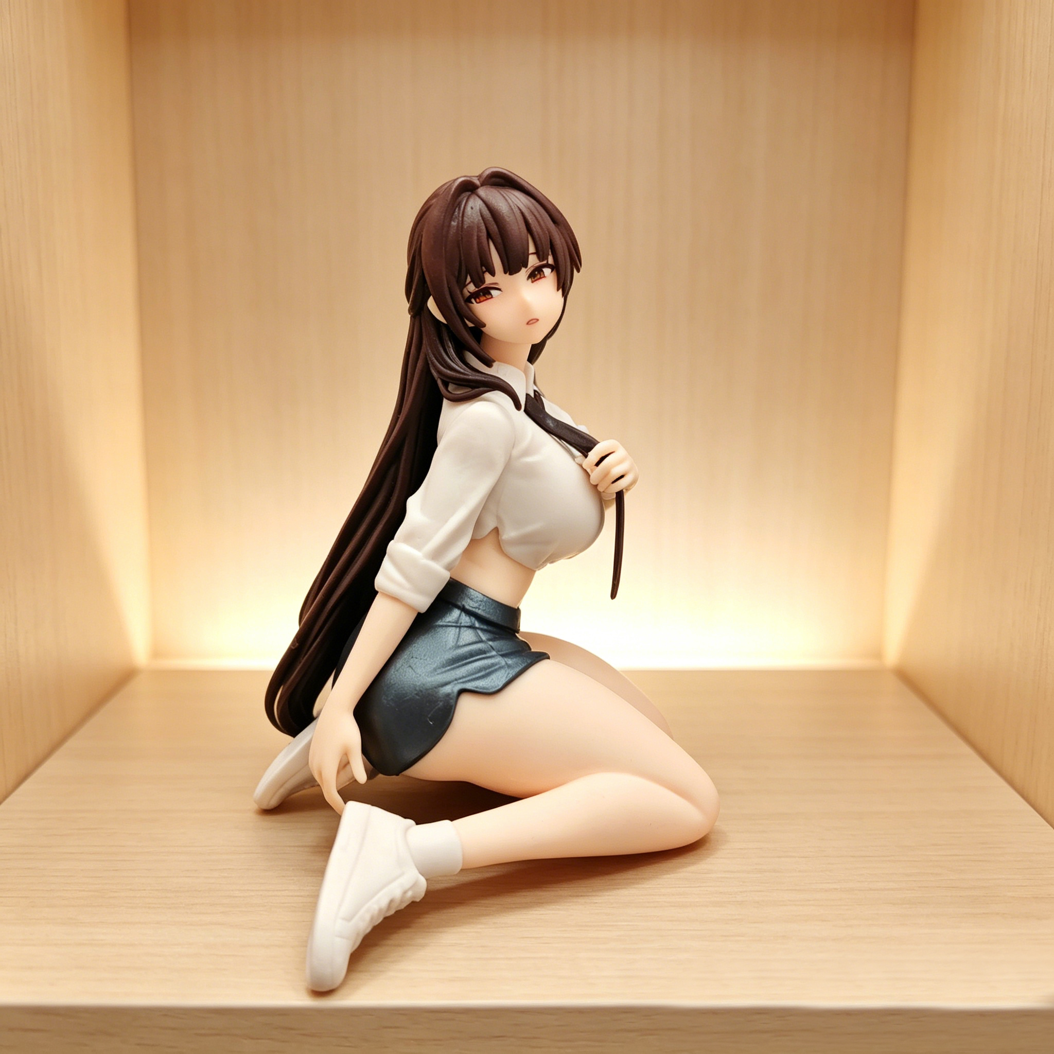 12cm Kneeling Girl Anime Figur – обзор и цена Home Office Romance Manga