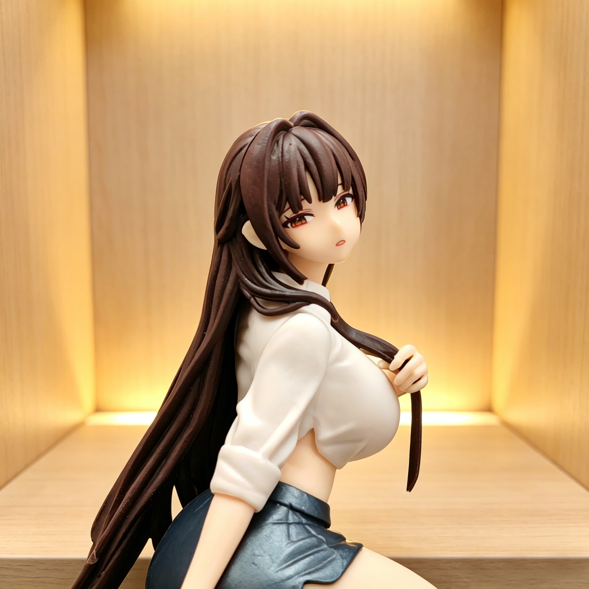 12cm Kneeling Girl Anime Figur – обзор и цена Home Office Romance Manga