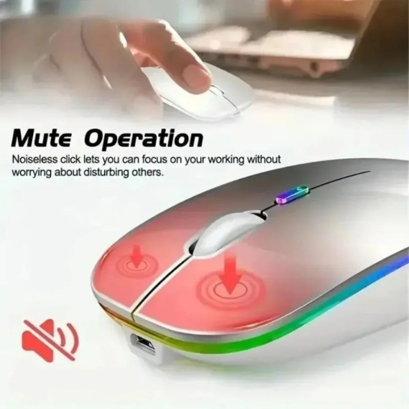 Silent Click RGB Wireless Mous – обзор и цена Home Office For Mac