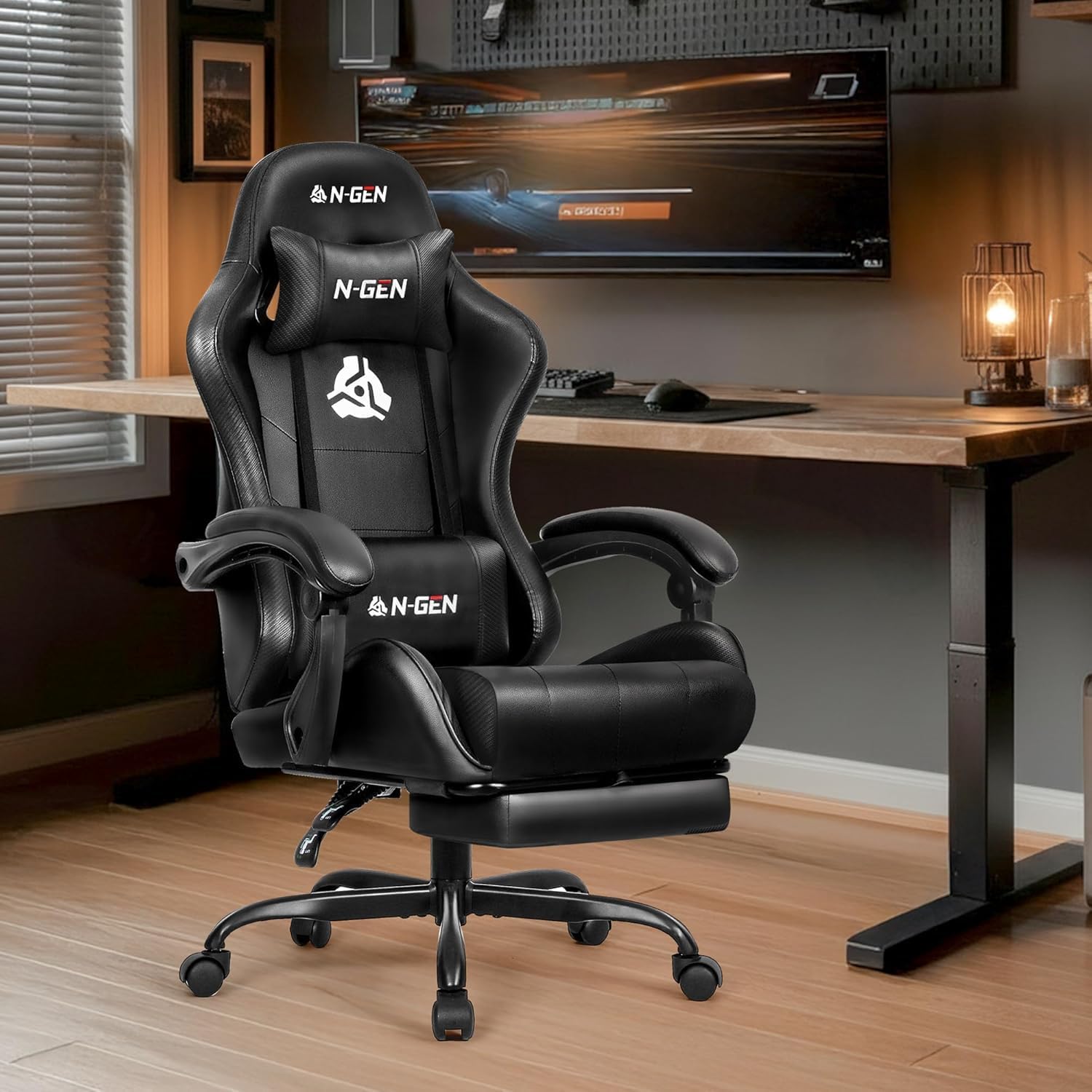 Gaming Chair with Footrest Lum – обзор и цена Home Office Desk