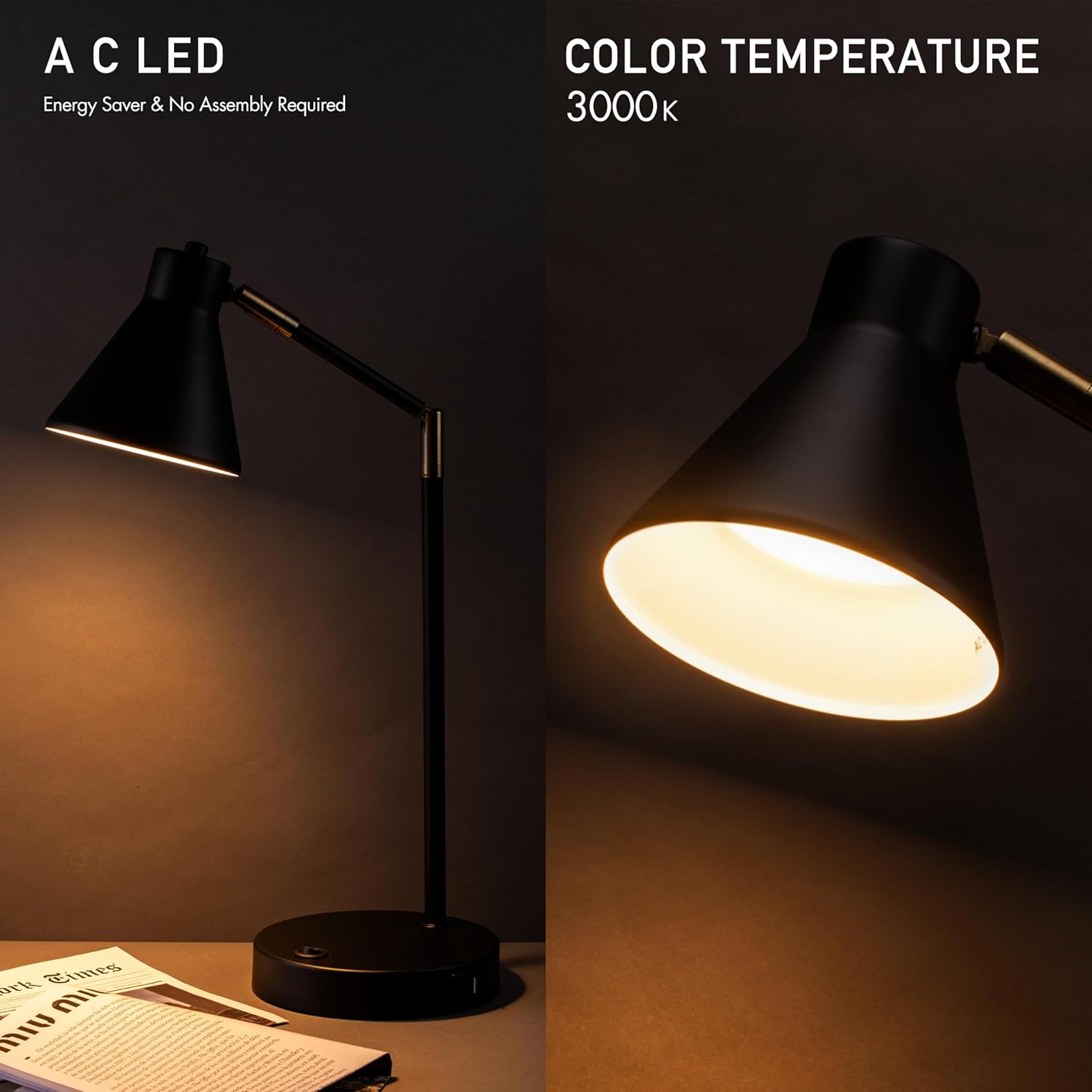 LED Desk Lamp with Dual USB Ch – обзор и цена Home Office Desk