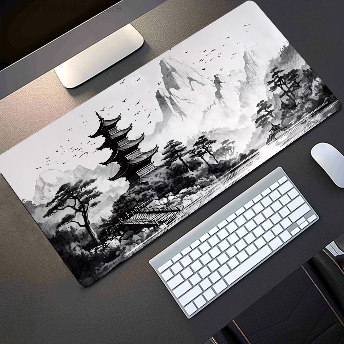 Ink Wash Mountain Landscape De – обзор и цена Mousepad Xl Extended