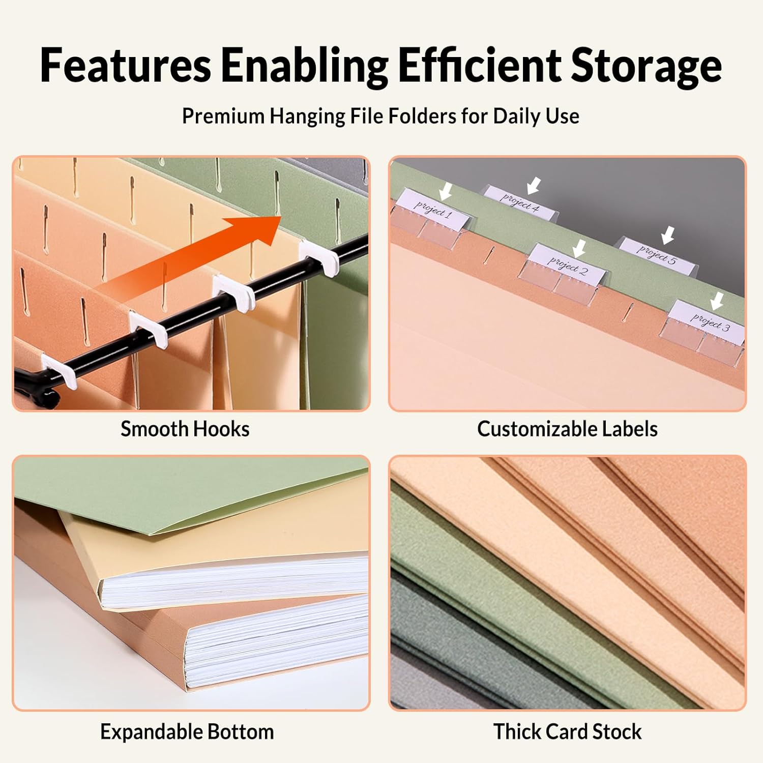 Hanging File Folders 6 Pack, L – обзор и цена Home Office Organization