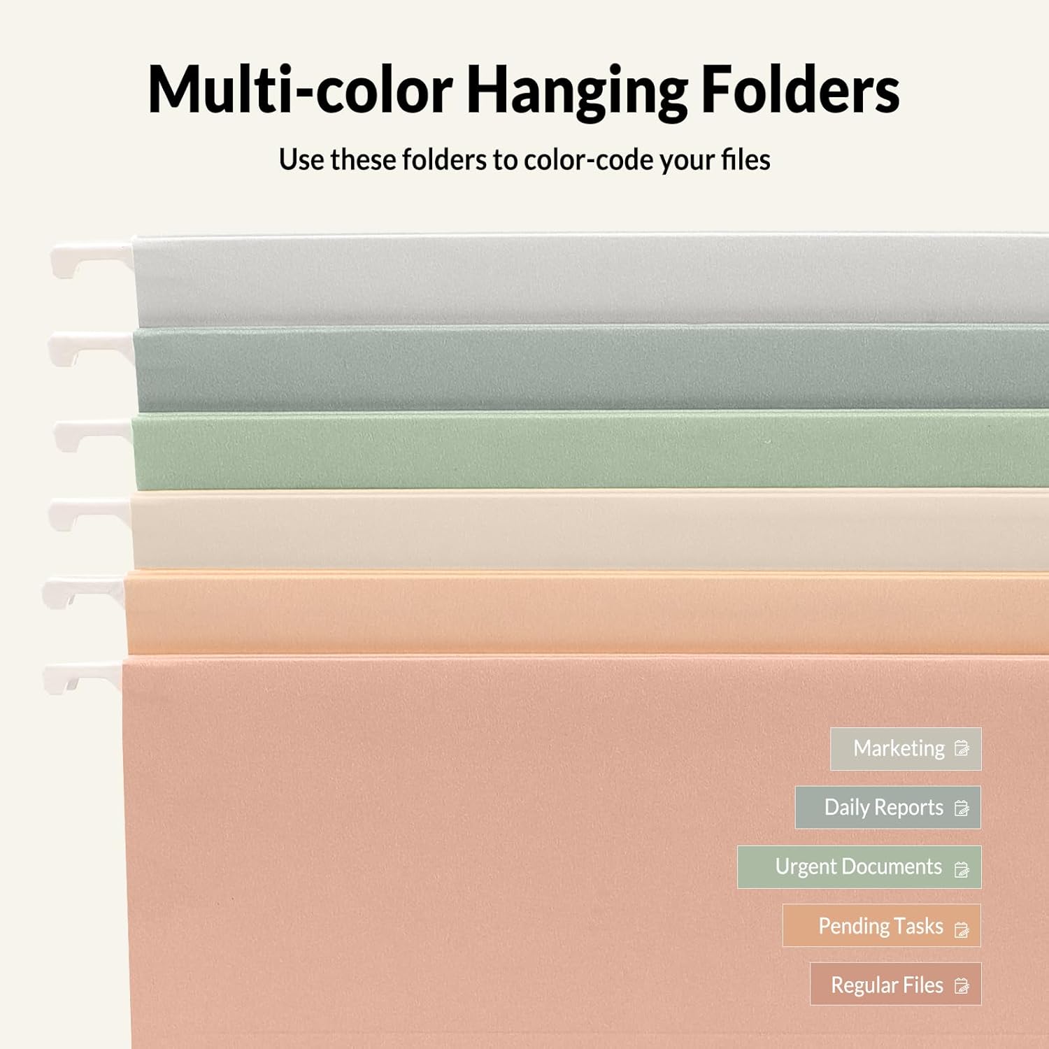 Hanging File Folders 6 Pack, L – обзор и цена Home Office Organization