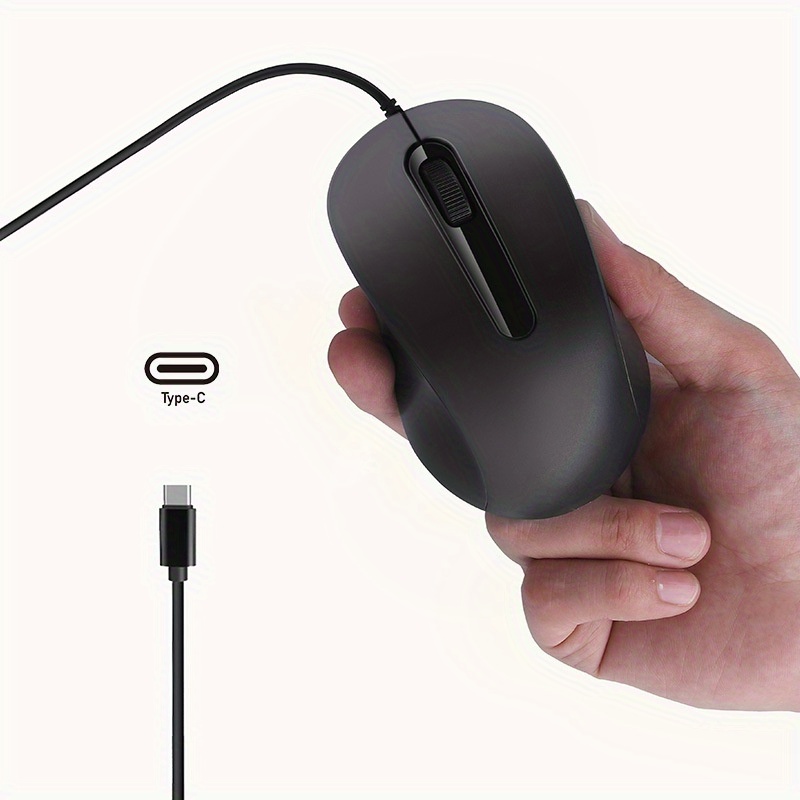 Mute Type C Wired Mouse Ergono – обзор и цена Home Office For Mac