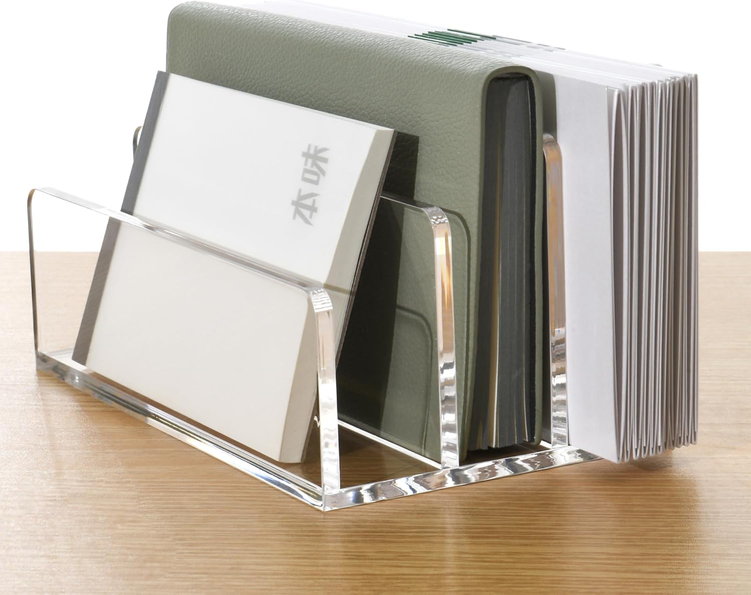 Clear Acrylic Mail Holder with – обзор и цена Home Office Organization