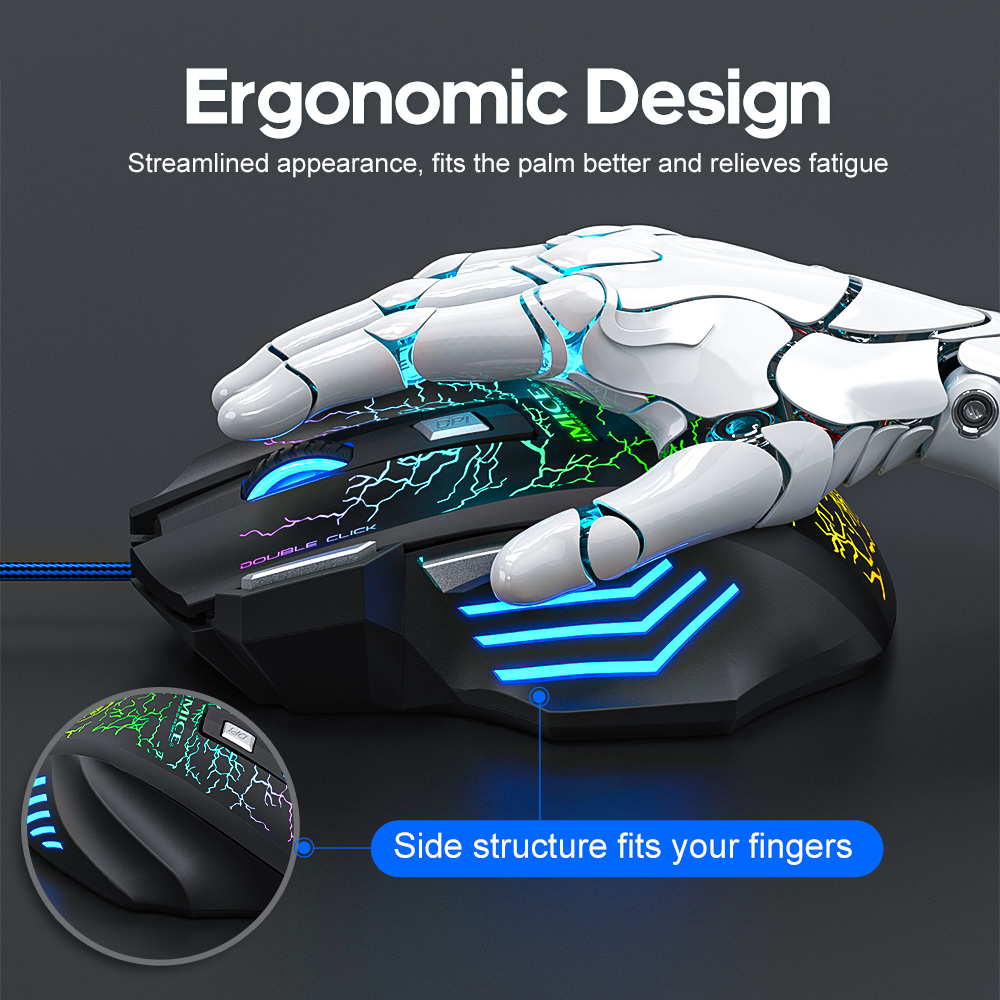 USB Wired Gaming Mouse High Pr – обзор и цена Home Office For Mac