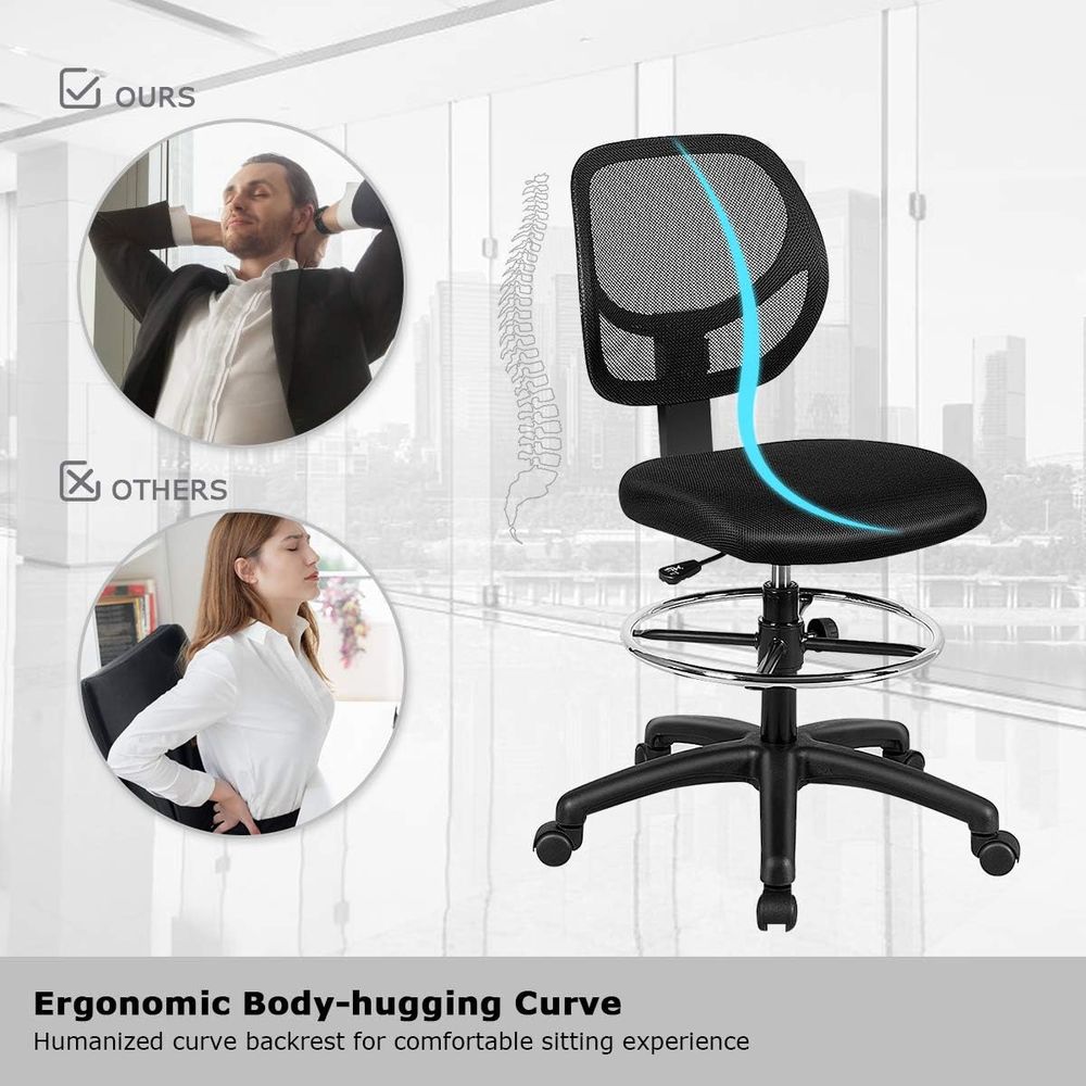 Ergonomic Black Mesh Swivel Of – обзор и цена Home Office Or