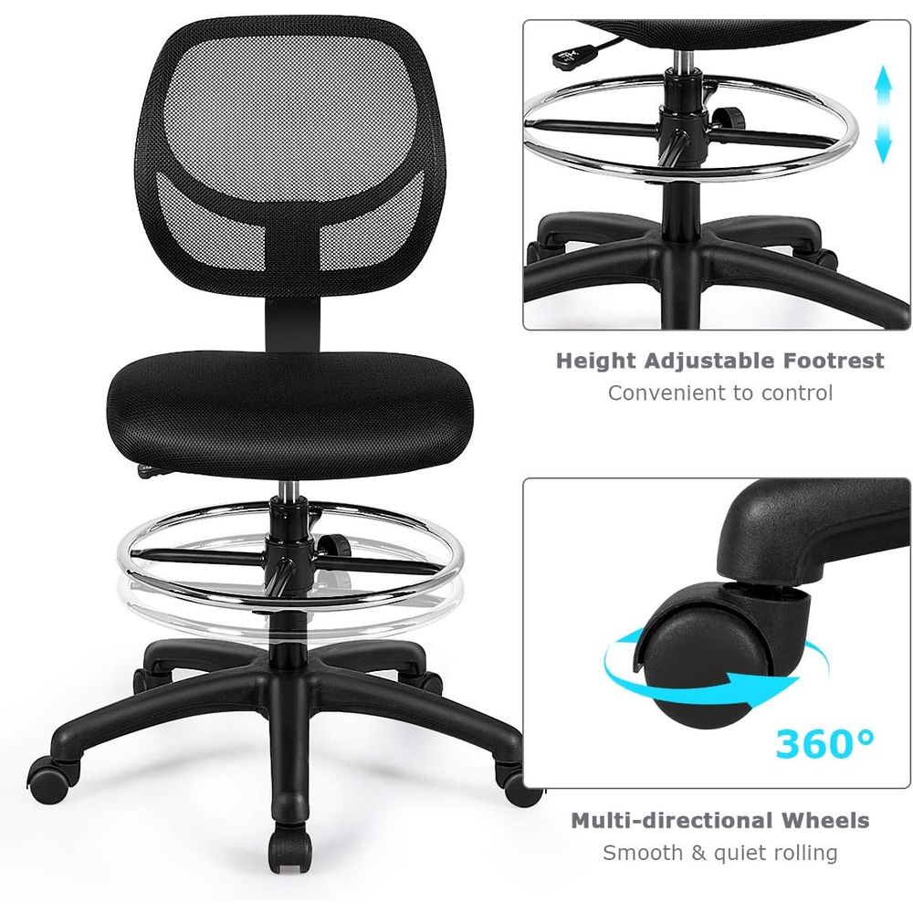 Ergonomic Black Mesh Swivel Of – обзор и цена Home Office Or