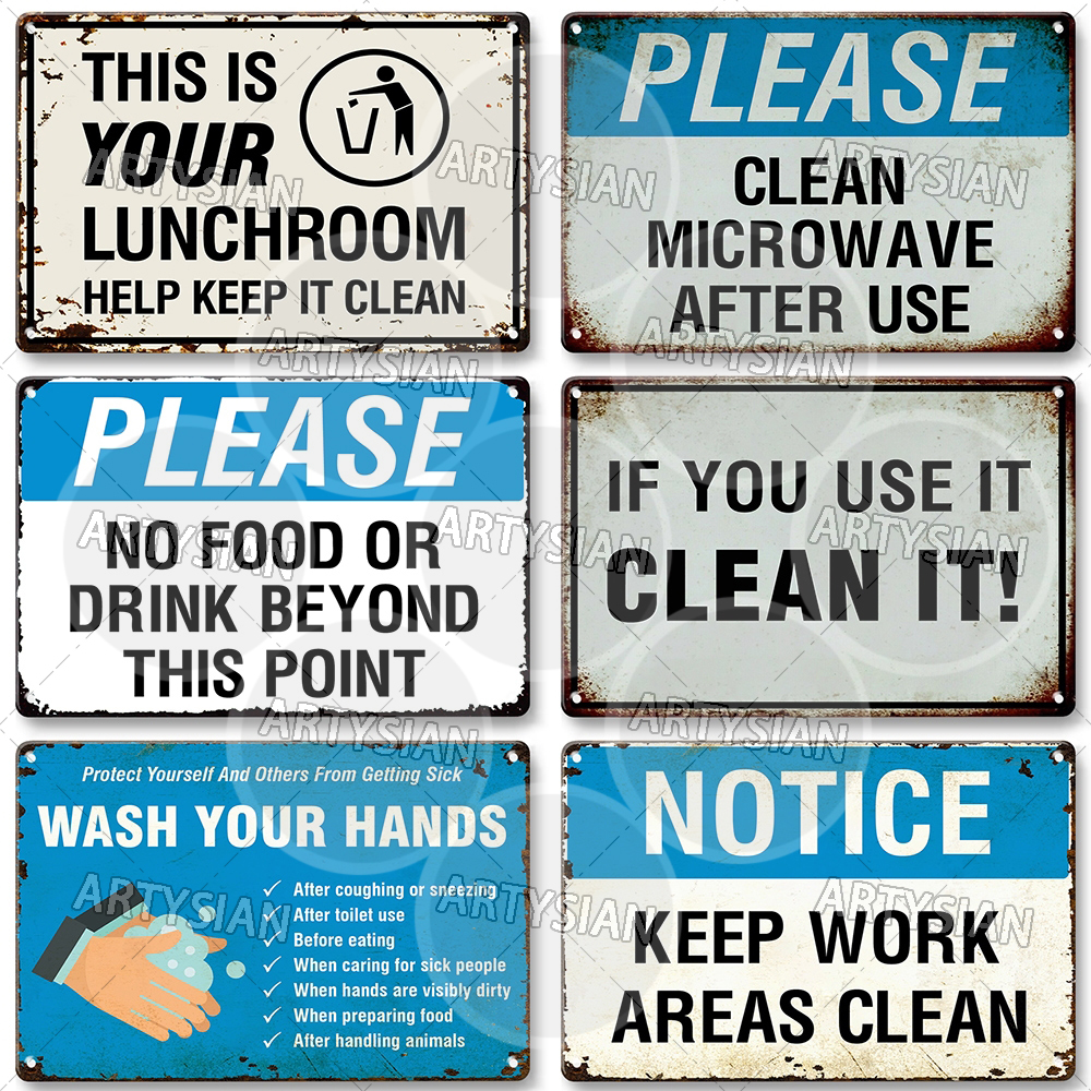 Hygiene Metal Sign No Shoes No – обзор и цена Home Office Or