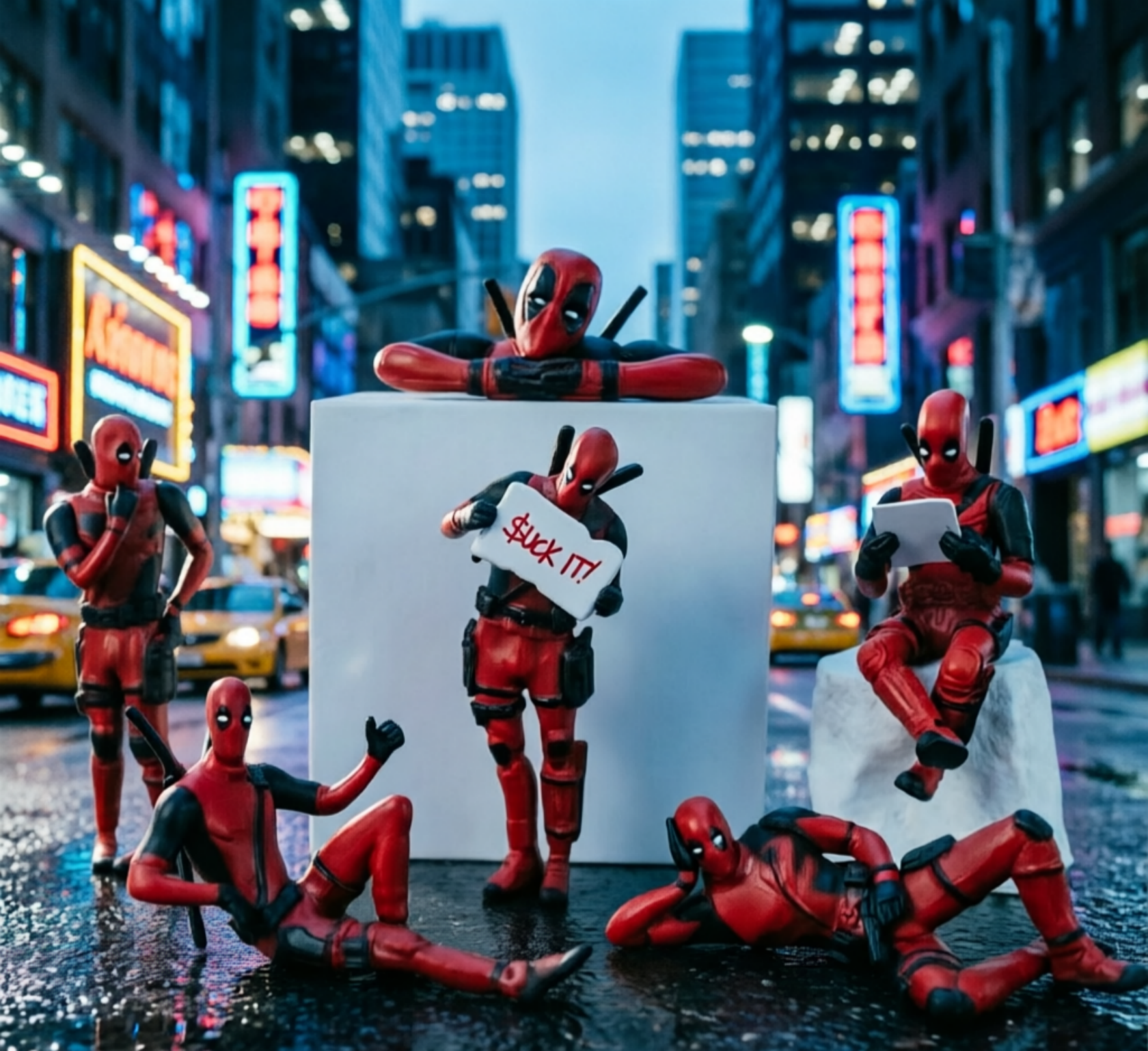6 Desk Decoration Deadpool Car – обзор и цена Home Office Romance Manga