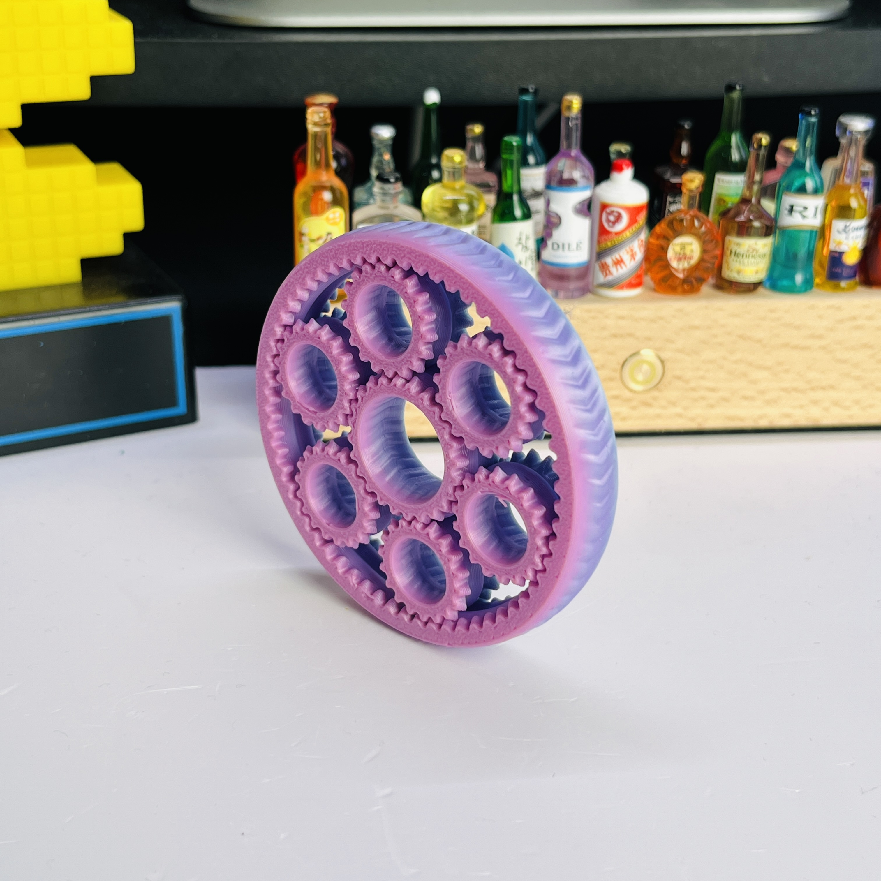 3D Printed Six-Gear Finger Spi – обзор и цена Home Office Gear