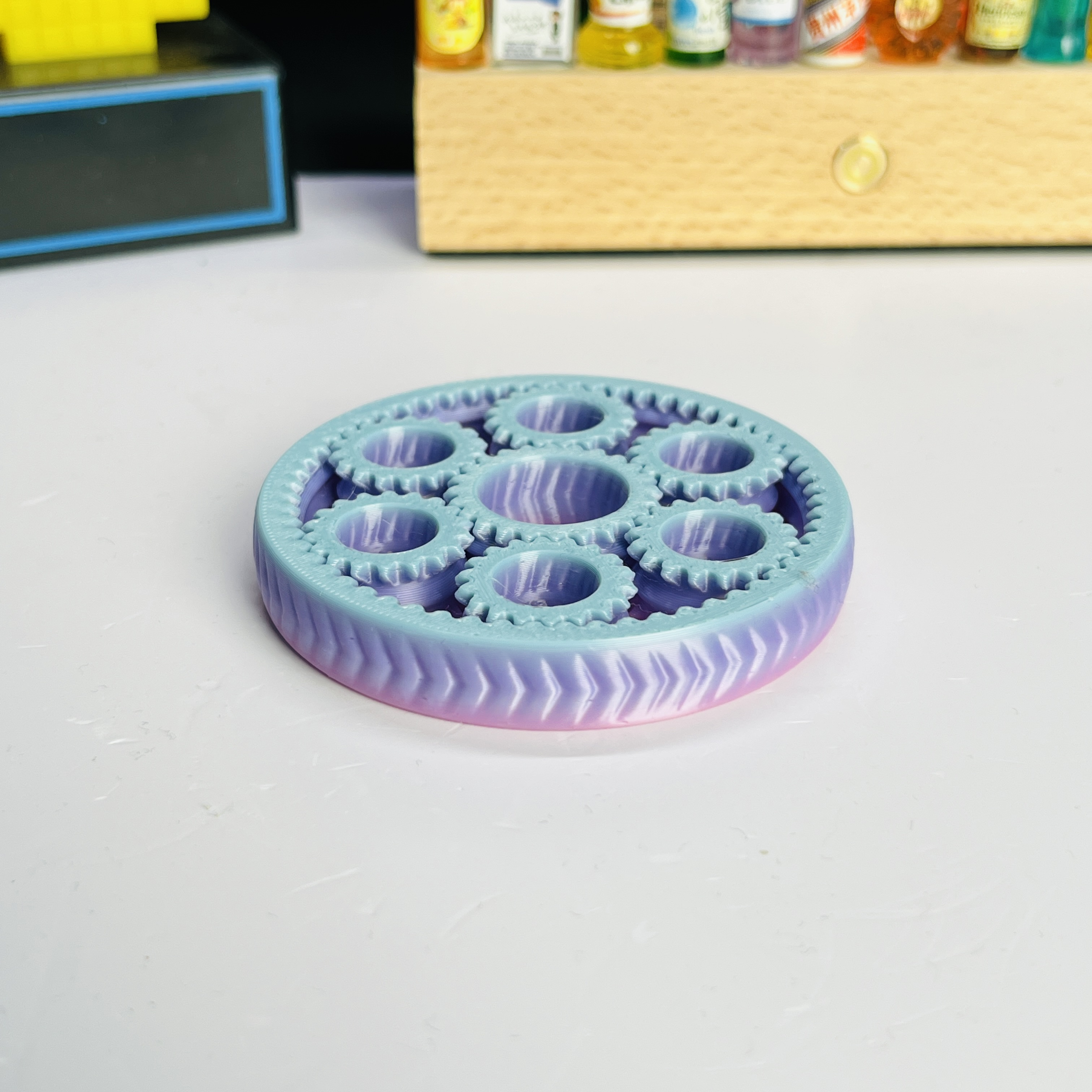 3D Printed Six-Gear Finger Spi – обзор и цена Home Office Gear