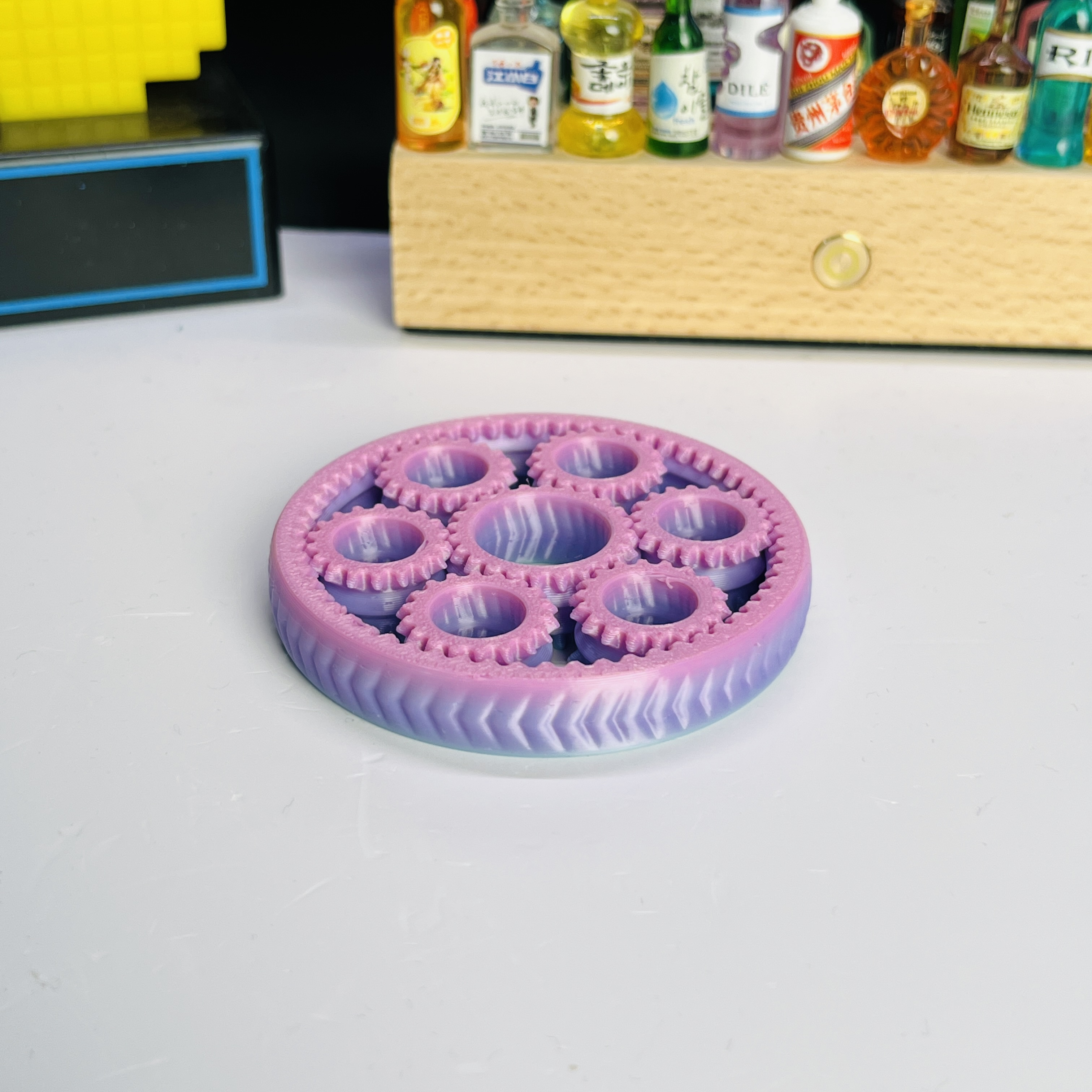 3D Printed Six-Gear Finger Spi – обзор и цена Home Office Gear