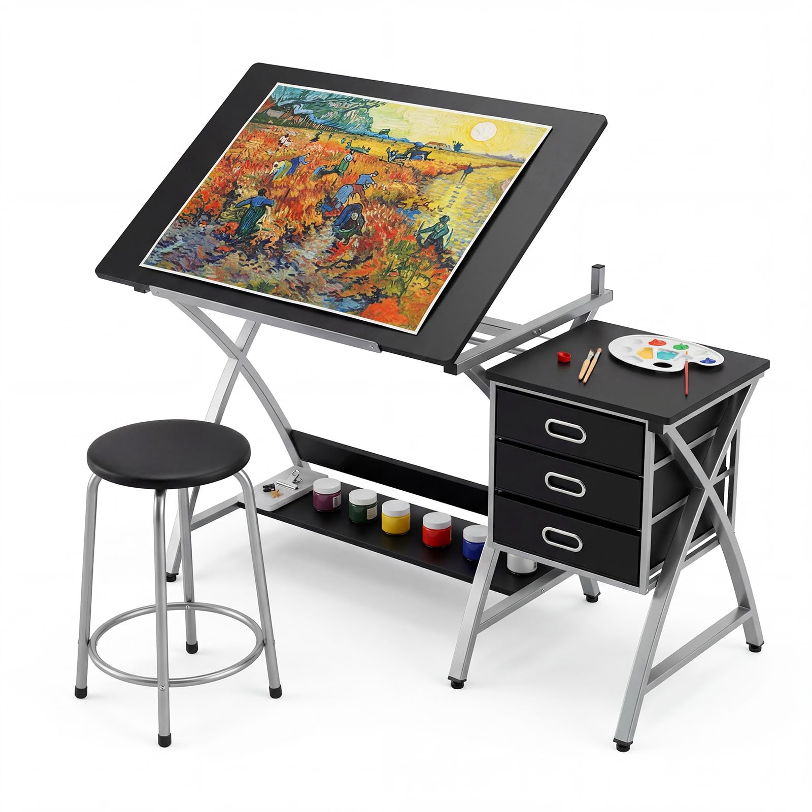 Tabletop Adjustable Drafting T – обзор и цена Home Office Desk