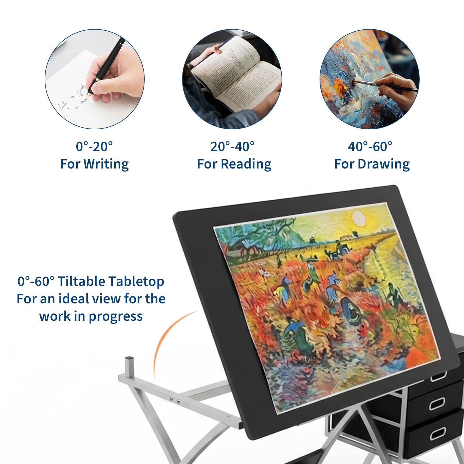 Tabletop Adjustable Drafting T – обзор и цена Home Office Desk