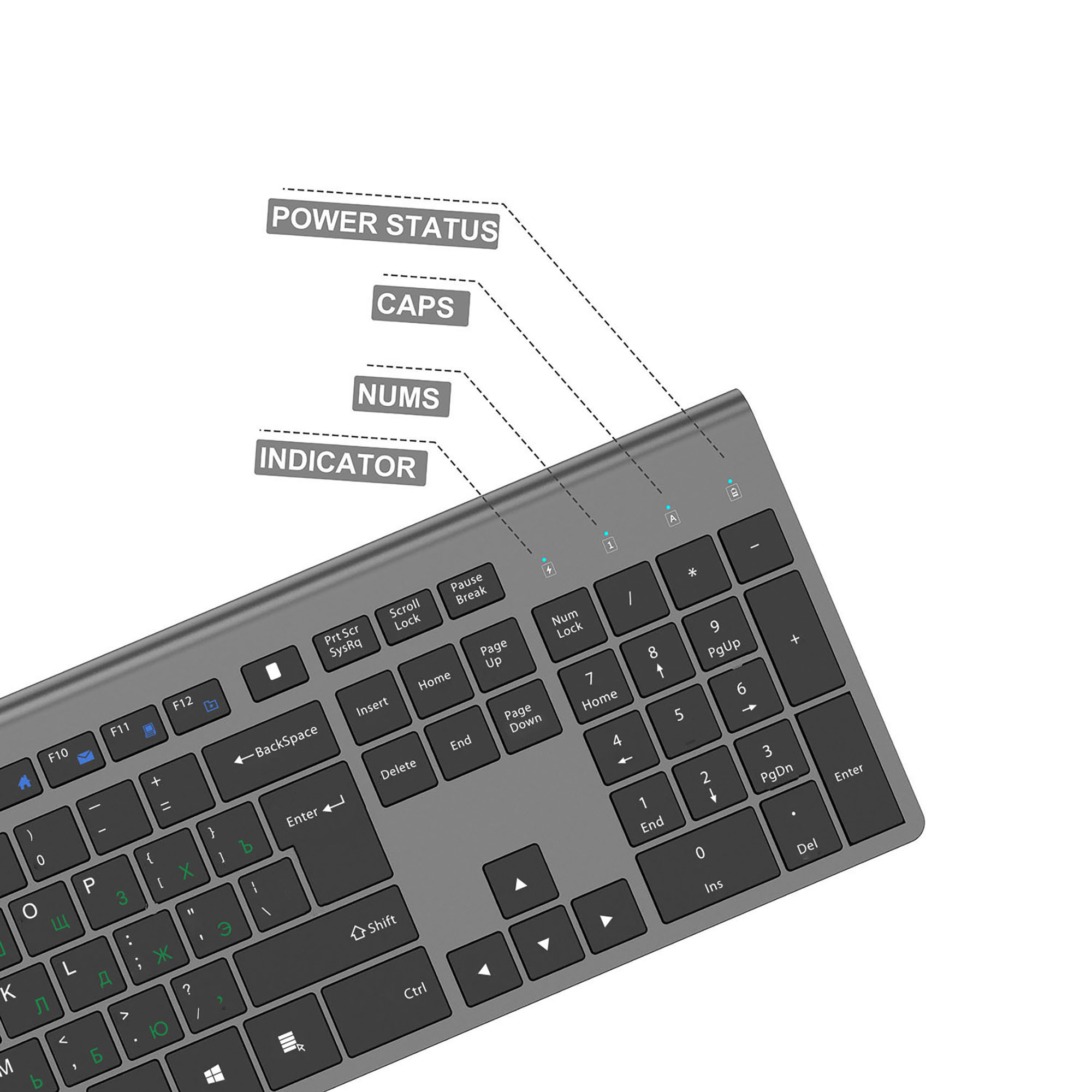 2.4G Rechargeable Wireless Key – обзор и цена Home Office For Mac