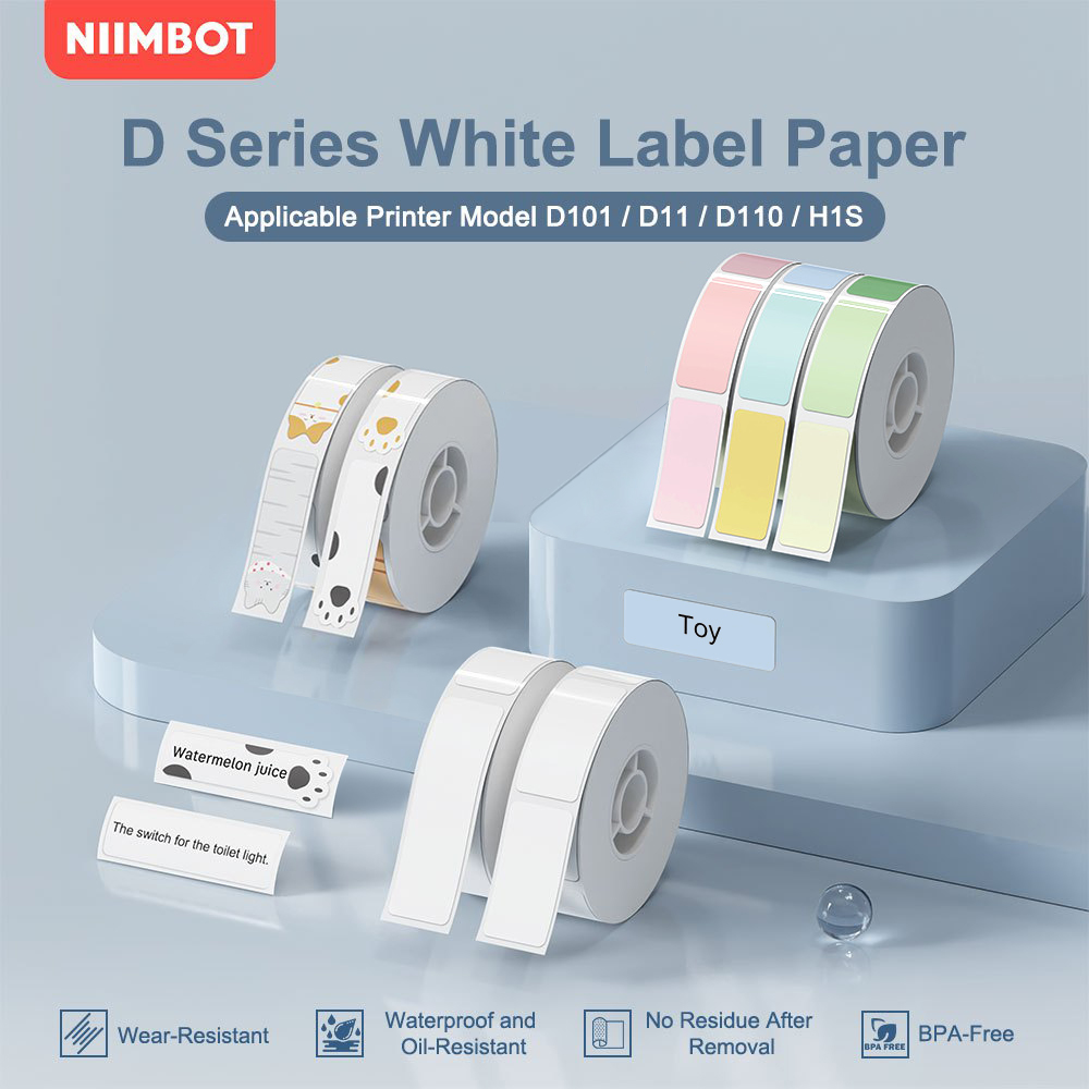 Niimbot D110 Label Paper Roll  – обзор и цена Label Maker Machine
