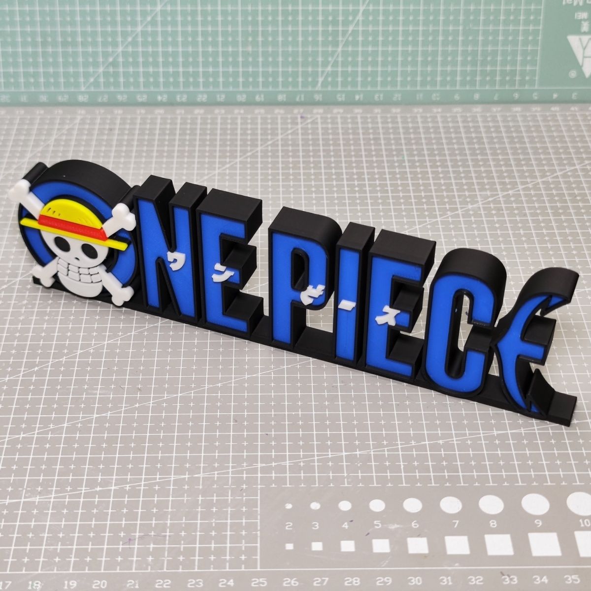 20cm One Piece Logo Figure 3D  – обзор и цена Home Office Romance Manga