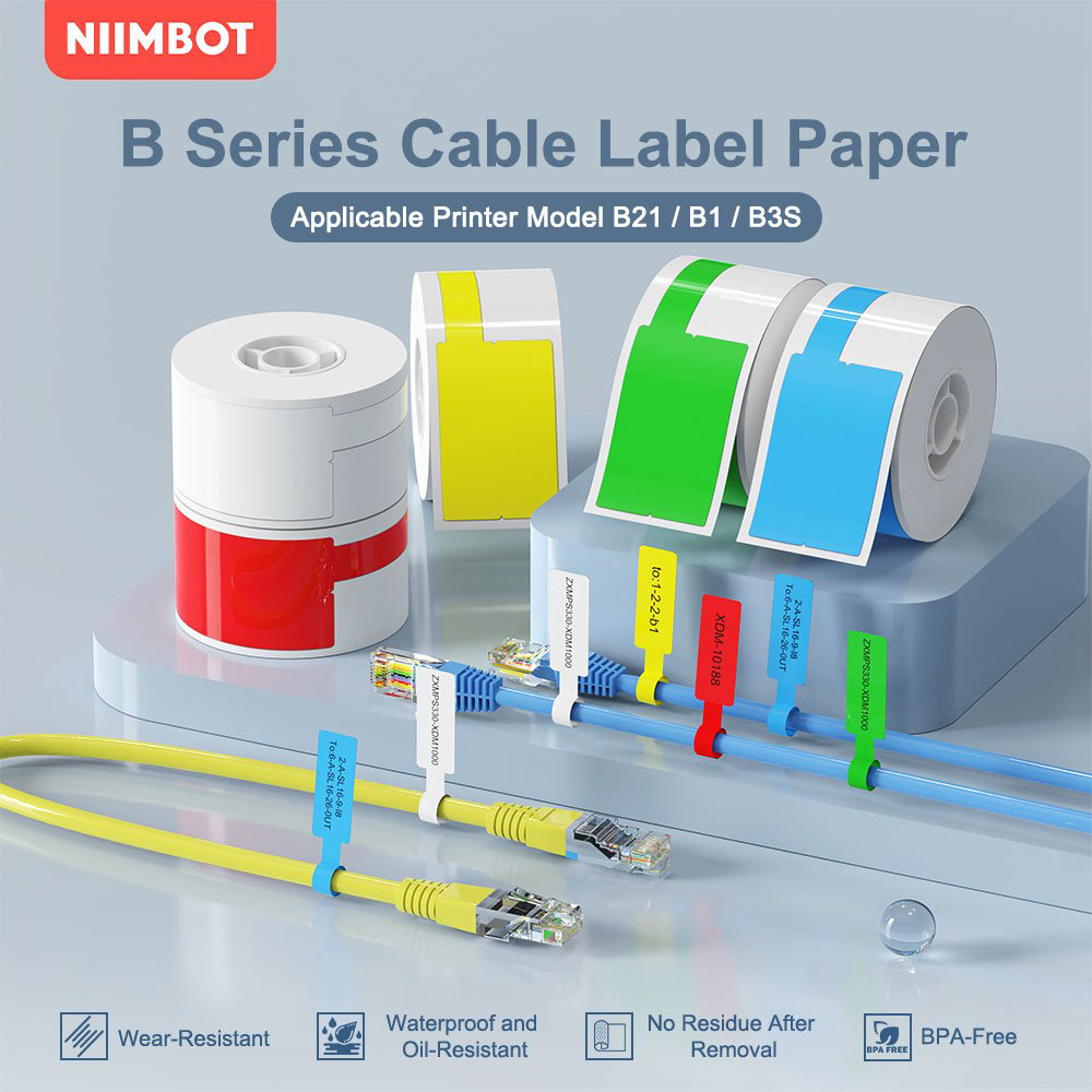 Niimbot Cable Label Portable P – обзор и цена Label Maker Machine