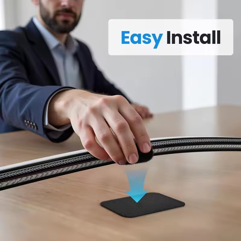 Adhesive Under Desk Cable Ties – обзор и цена Home Office Organization