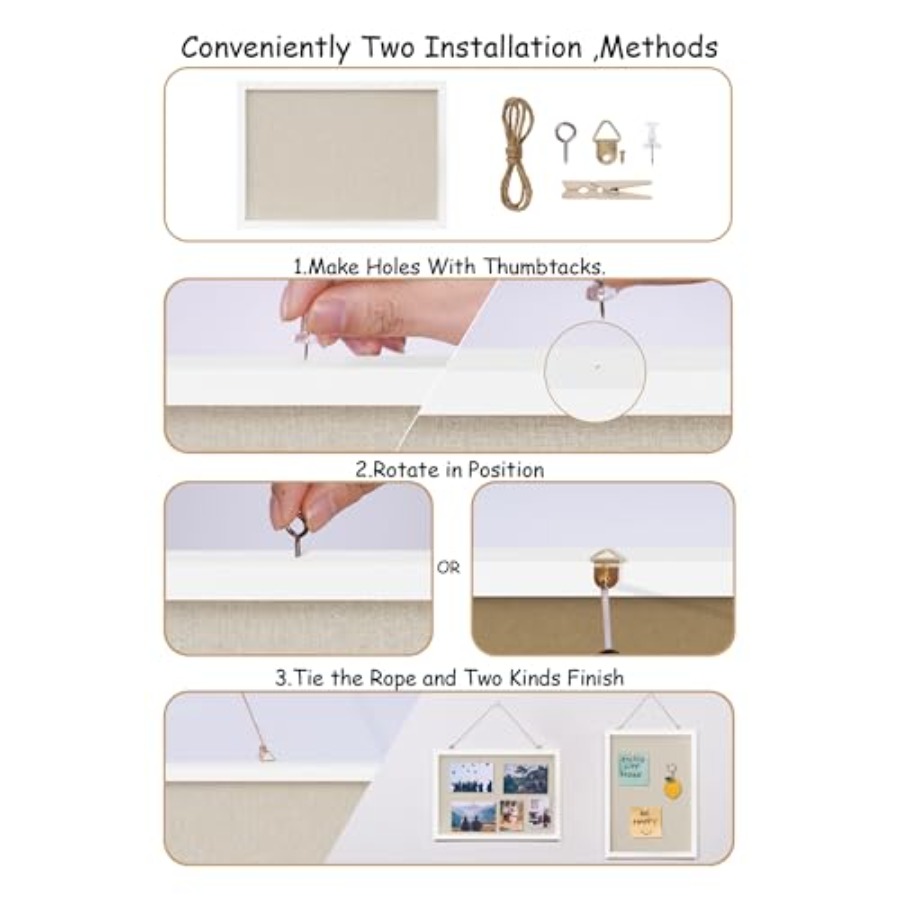 Cork Board with Linen White, B – обзор и цена Home Office Or