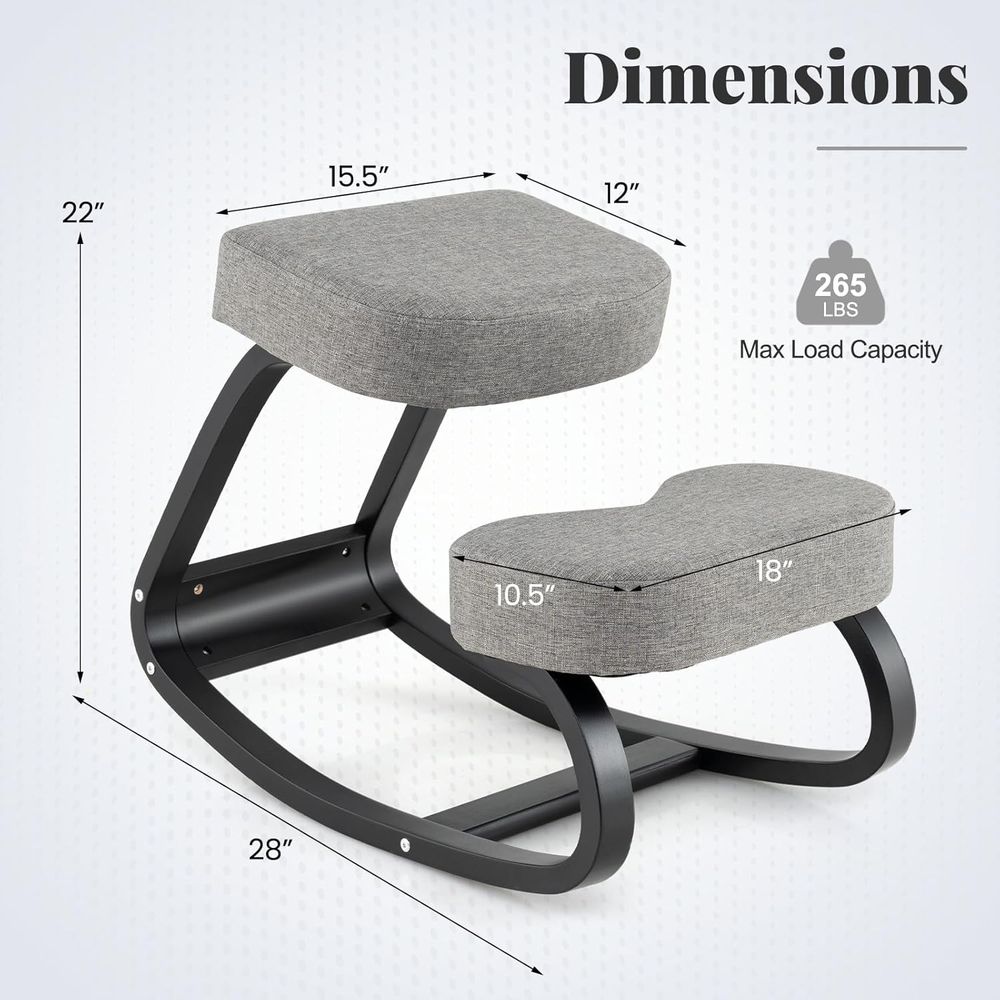 Ergonomic Kneeling Chair with  – обзор и цена Home Office Or