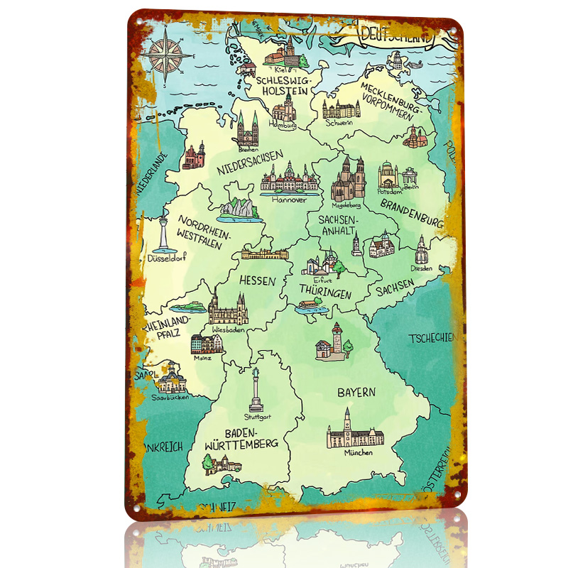 Aquarell Deutschland Karte Per – обзор и цена Home Office Deutschland