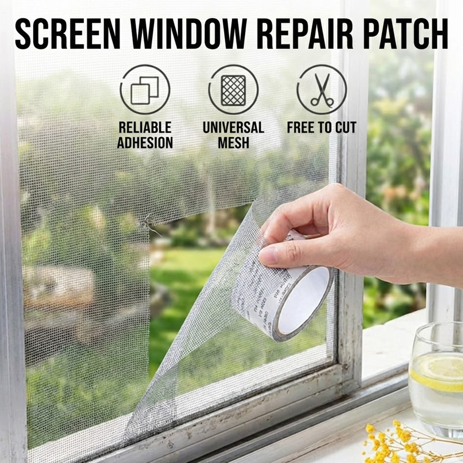 Aluminum Screen Repair Tape 2M – обзор и цена Home Office 2M X 2M